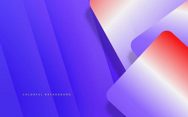 Abstract square overlap layer background