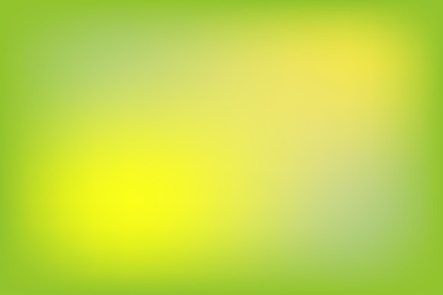 Abstract Summer gradient banner with yellow and green colors on light green backgroundVector