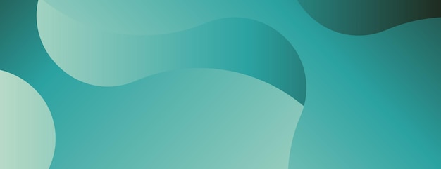 Abstract teal background with smooth curves The background features a teal gradient and flowing texture creating a calming teal ambiance Vector Gradient flowy background Green background vector