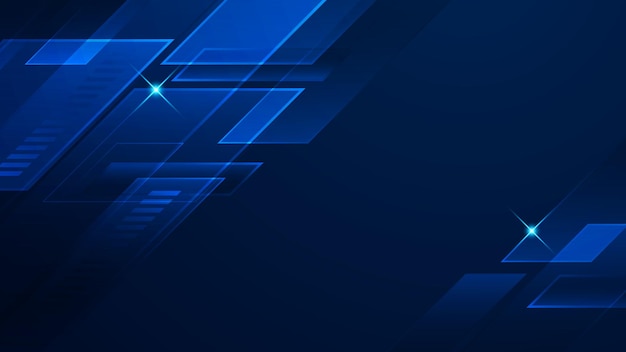 Abstract tech background Futuristic technology interface with arrows lines waves speed lights motion data concept science element cyberspace shapes and connection lines