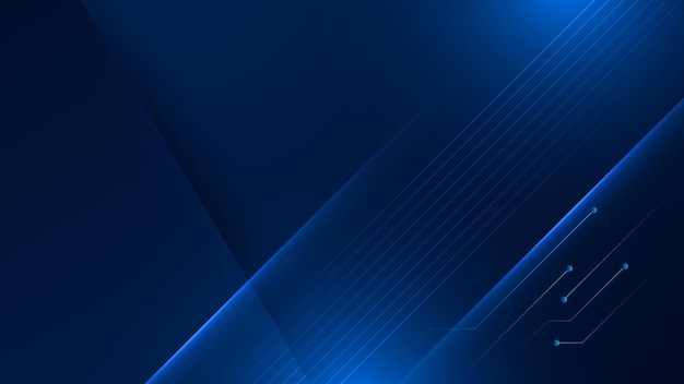 Abstract tech background Futuristic technology interface with arrows lines waves speed lights motion data concept science element cyberspace shapes and connection lines