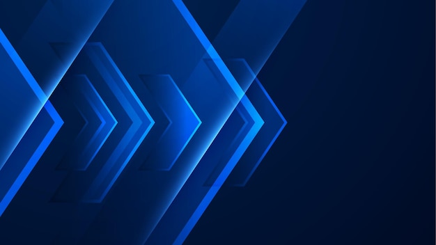 Abstract tech background Futuristic technology interface with arrows lines waves speed lights motion data concept science element cyberspace shapes and connection lines