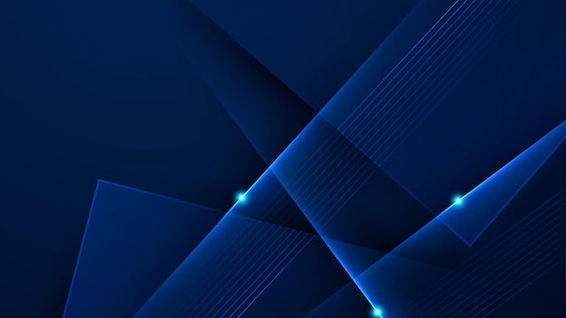 Abstract tech background Futuristic technology interface with arrows lines waves speed lights motion data concept science element cyberspace shapes and connection lines