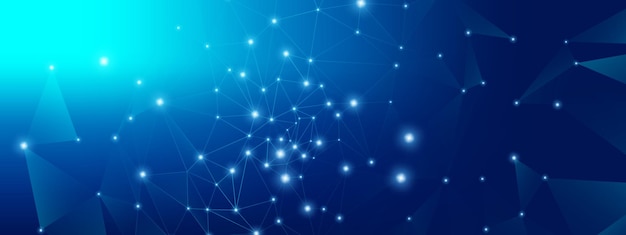abstract tech digital visualization big data network