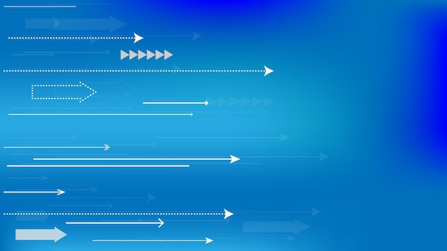 abstract technology arrow moving forward digital data communication network digital on blue background perfect for wallpaper backdrop postcard background