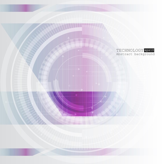 abstract technology background with various technological elements. vector illustration. eps 10.