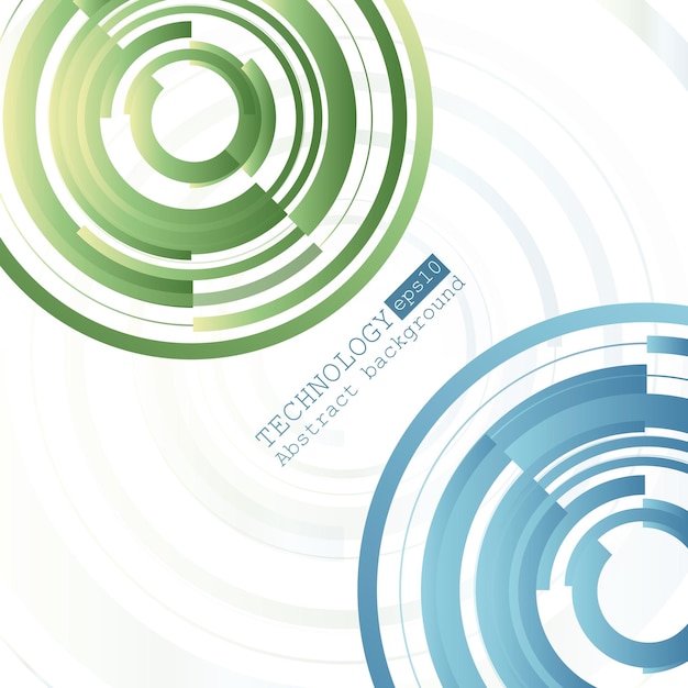 abstract technology background with various technological elements vector illustration eps 10
