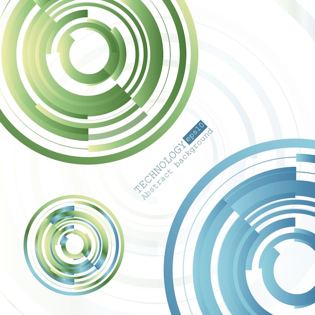 abstract technology background with various technological elements vector illustration eps 10