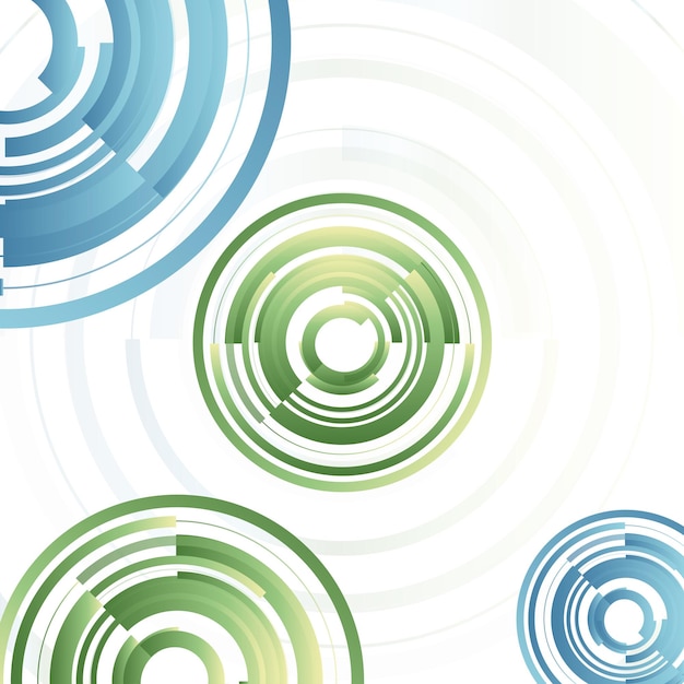 abstract technology background with various technological elements vector illustration eps 10