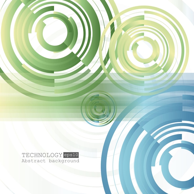 abstract technology background with various technological elements vector illustration eps 10