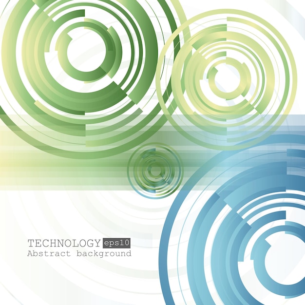 abstract technology background with various technological elements. vector illustration. eps 10