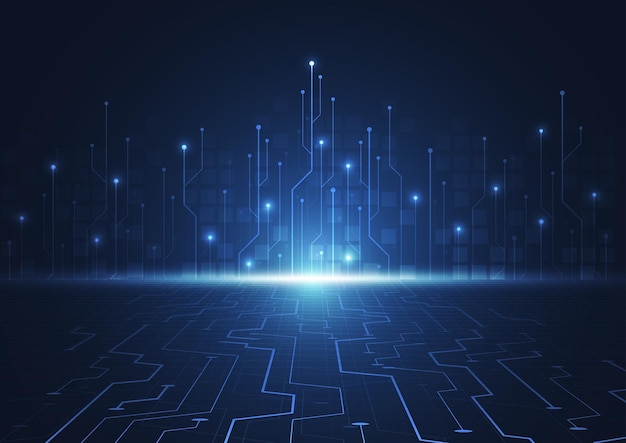 abstract technology circuit background hitech design communication