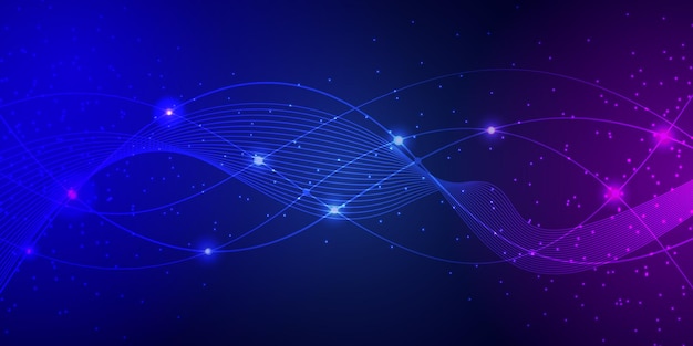 Abstract technology futuristic background vector template