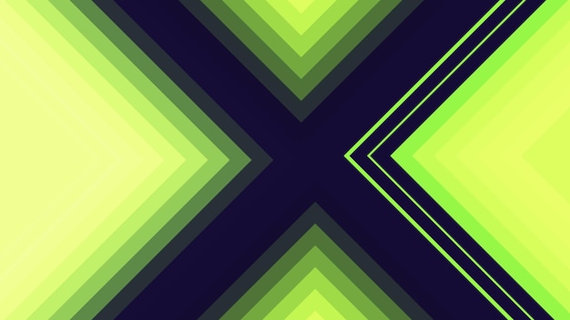 abstract technology neon green arrows moving forward digital data communication network background
