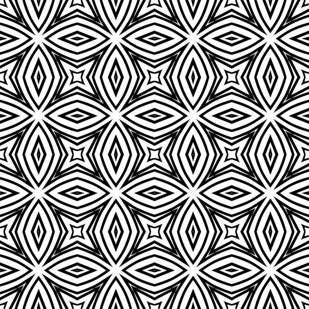 Abstract thin line seamless pattern. Linear ornamental geometric background. Wrapping paper.