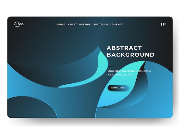 Abstract trendy gradient background vector background
