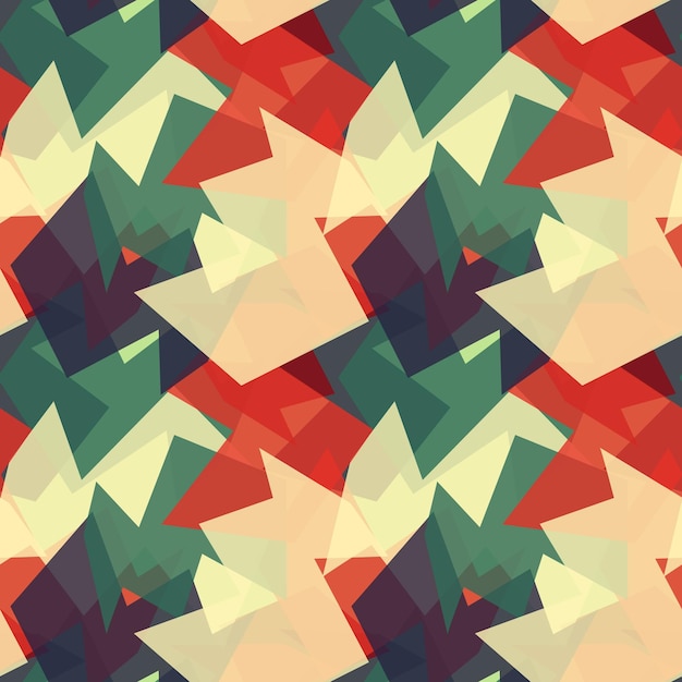 Abstract triangle seamless pattern Irregular geometric low poly wallpaper Polygonal background
