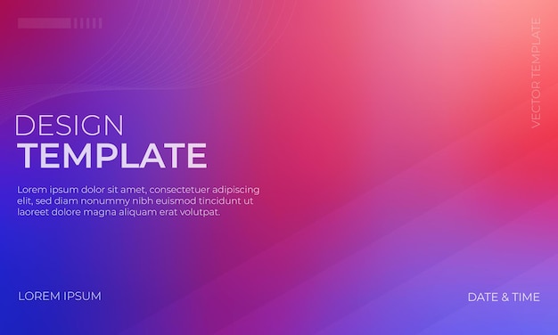 Abstract Vector Gradient Grainy Texture with Red Lavender and Indigo Tones