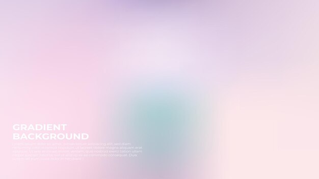 Abstract vector gradient pastel color hologram background design
