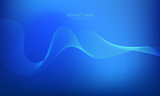 Abstract wave element for design. Colorful background.