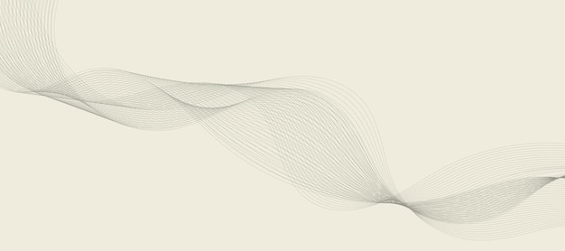 Abstract wave element for design Digital frequency track equalizer Stylized line art background