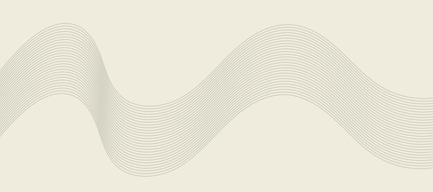 Abstract wave element for design Digital frequency track equalizer Stylized line art background