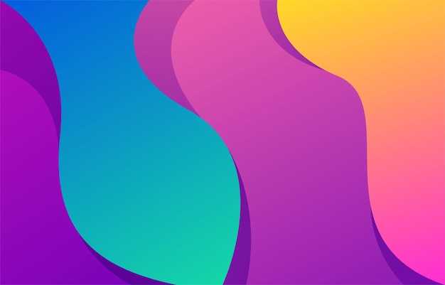 Abstract wave gradient modern background
