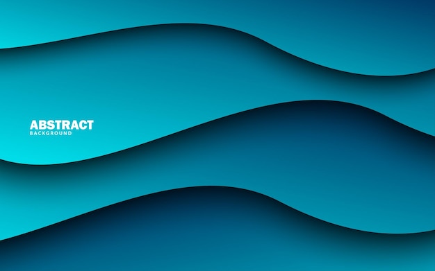 abstract wave shape navy blue color background vector