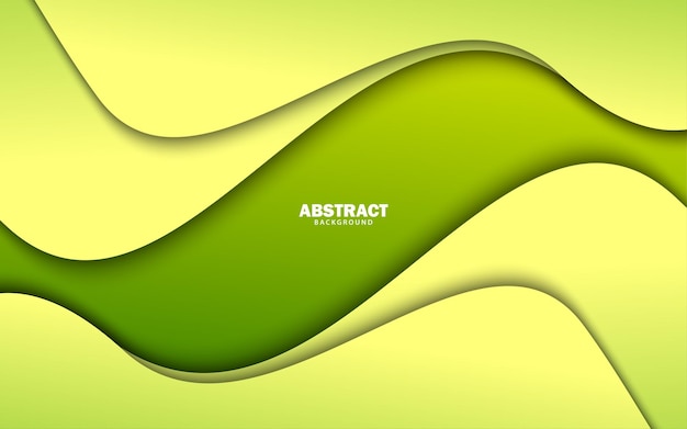 abstract wave shape overlap layer papercut background