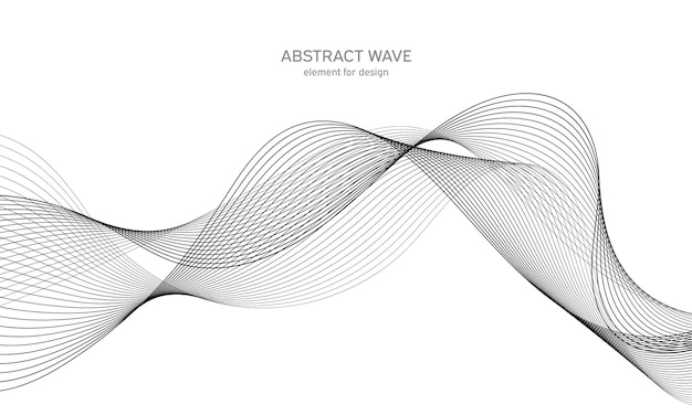 abstract wave track equalizer element for design.