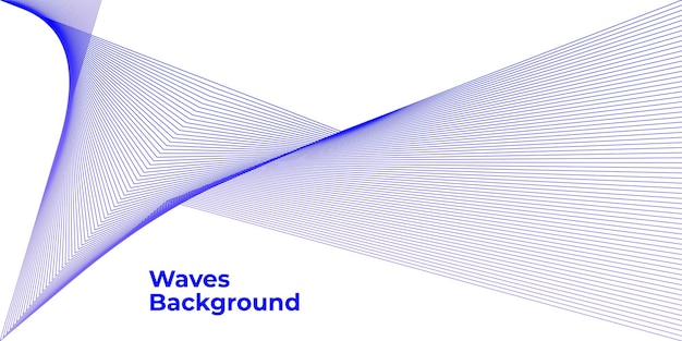 Abstract waves background blue green shade line art pattern Blue shade abstract waves pattern backgr