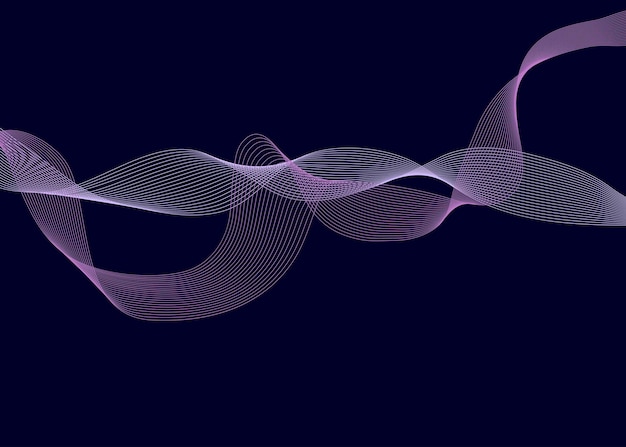Abstract waves background Vector illustrstion