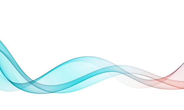 Abstract wavy design element wave flow of curved lines