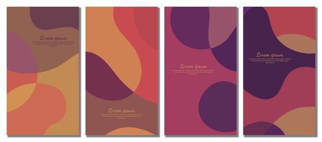 Abstract wavy set background Design with dark color