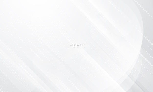 abstract white and gray backdrop modern halftone wave background design