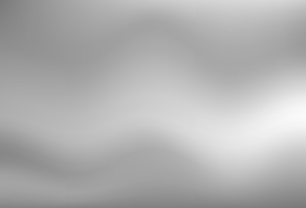 Abstract white and grey gradient color wave blur effect background wallpaper design