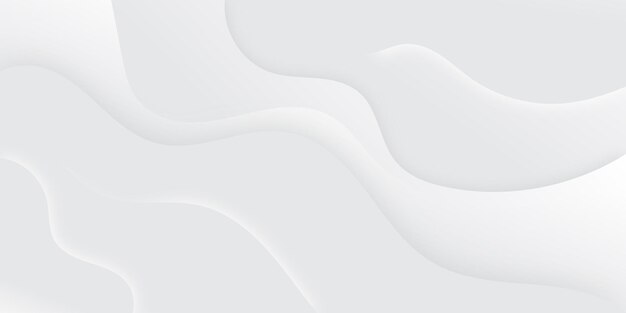 Abstract white and light gray wave modern soft luxury texture smooth and clean vector background