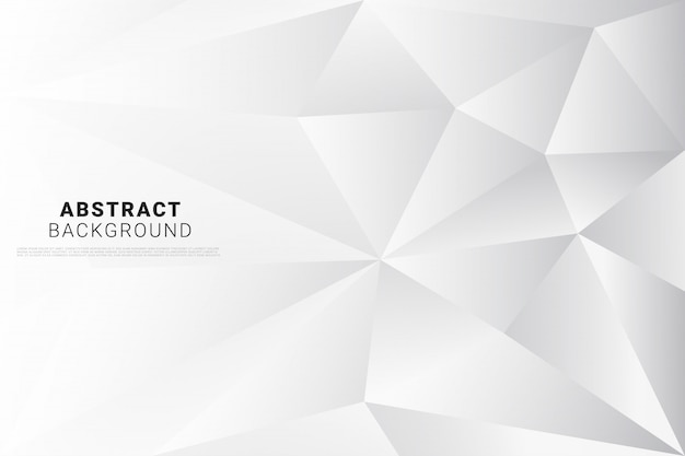 Abstract white poly background