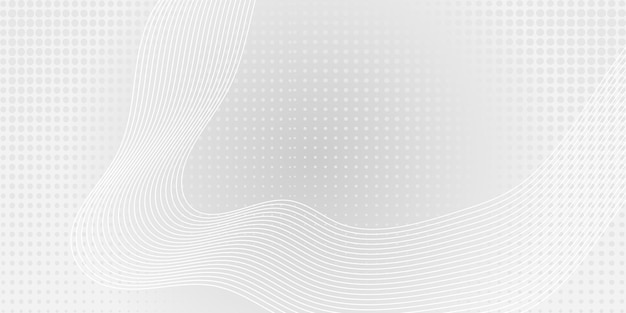 Abstract White Wave and Dot Texture