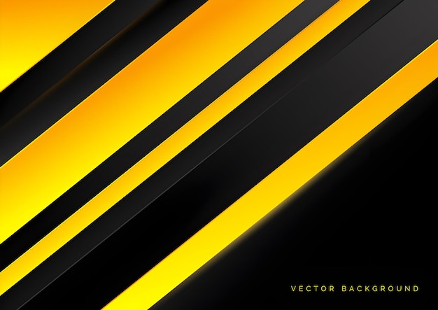 Abstract Yellow and Black Diagonal Lines Background
