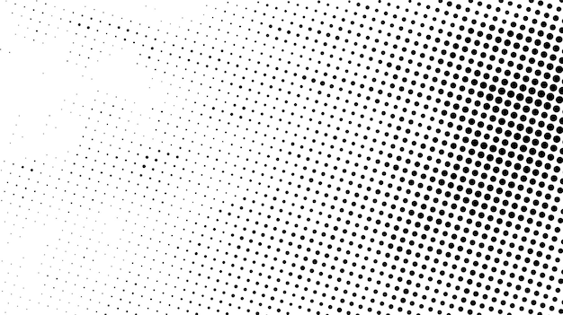 Abstrakti gradientti puolisävyinen pistetausta Pop-taidemallin tekstuuri Vektori-kuvitus