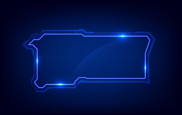 Abstrakti HUD-käyttöliittymä GUI tulevaisuuden futuristinen näyttöjärjestelmä virtuaalinen designx9xA