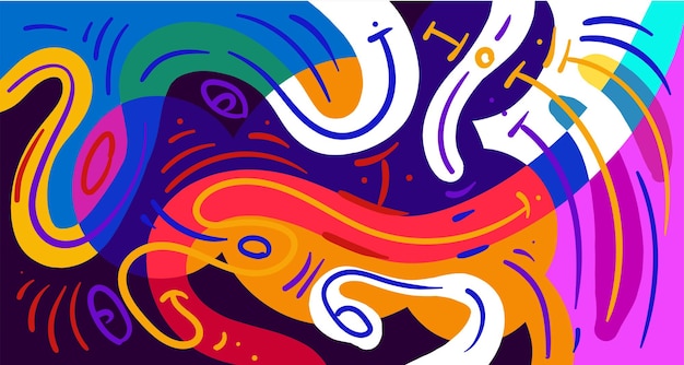 Abstrakti nestemäinen muoto. Fluidi geometrinen design. Eristetyt gradienttiaallot geometrisilla viivoilla, pisteillä ja indonesialaisella batik-kuviolla. Vektori-kuvitus