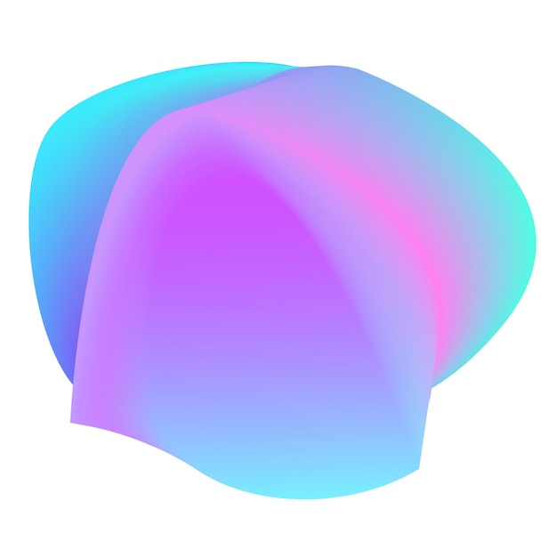 Abstrakti nestemäinen muoto. Nestemäiset epätarkat muodot. Designbeffect. Pehmeä siirtymä. Eristetyt gradienttiaallot geometrisillä viivoilla ja pisteillä. Vektorikuvitus eps10-tekstuuri bannereihin, logoihin, mainoslehtisiin ja esityksiin.
