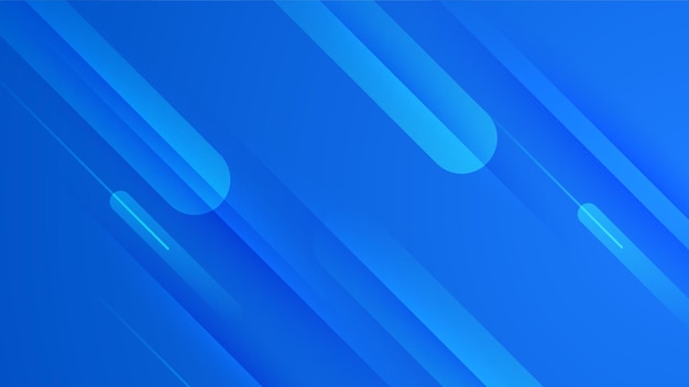 Abstrakti sinisten muotojen tausta, jossa on viivaraidat ja modernin teknologian geometrinen kuvio. Vektori abstrakti graafinen design bannerikuvio esittelyn taustalla verkkosivustomalli