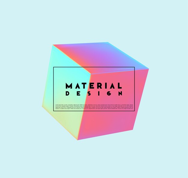 Abstrakti tausta, jossa on 3d-renderöidä-muotoisia objekteja. Luova designjuliste, minimalistinen ja trendikäs taide. Kuvio geometrisillä hahmoilla. Realistisia isometrisiä designelementtejä. Vektorikuvitus