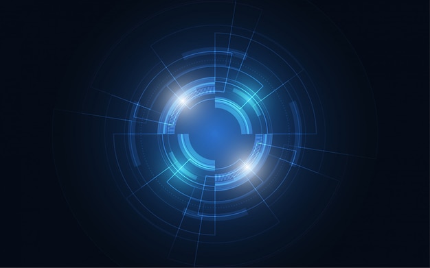 Abstrakti teknologia tausta. Huipputeknologian kommunikaatiokonsepti-innovaatio