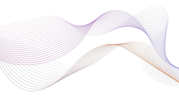 Abstrakti valkoinen ja violetti ylellinen tausta aalloilla.
