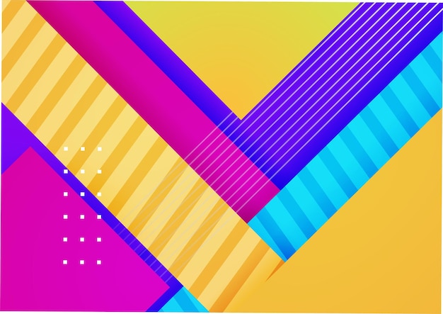 Abstrakti värikäs geometrinen vektori gradientti tausta