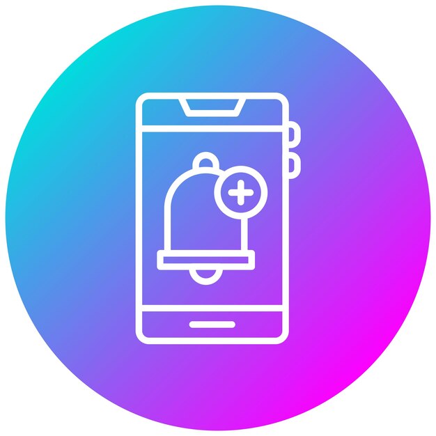 Add Alarm Vector Illustration Style